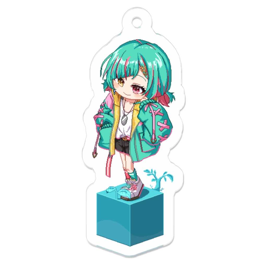 .V-Cube : 18.杠葉ちほり【アクリルキーホルダー/コーティング有り】