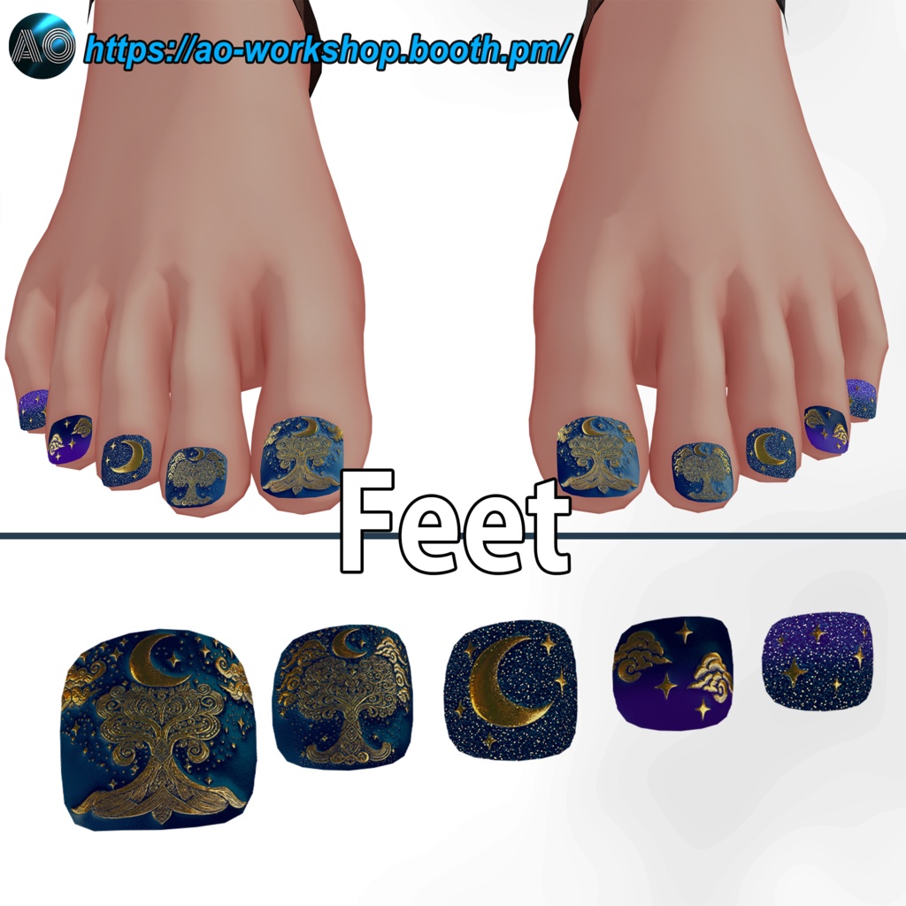 【13アバター対応】LUNAtic Regina MDollnail 1.03