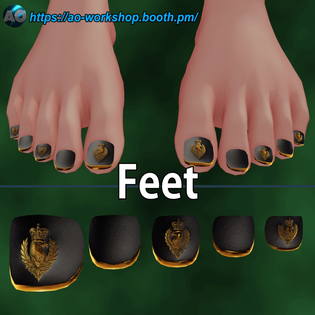 【13アバター対応】Aquila Regalia MDollnail 1.00