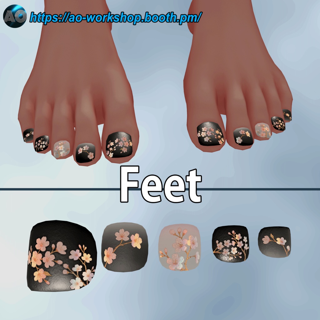 【13アバター対応】Sakura's Shadow MDollnail 1.00