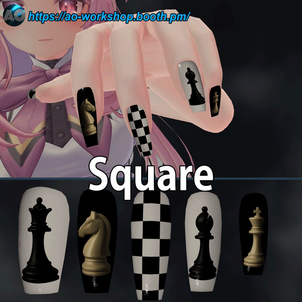 【13アバター対応】The Fifth Piece MDollnail 1.00