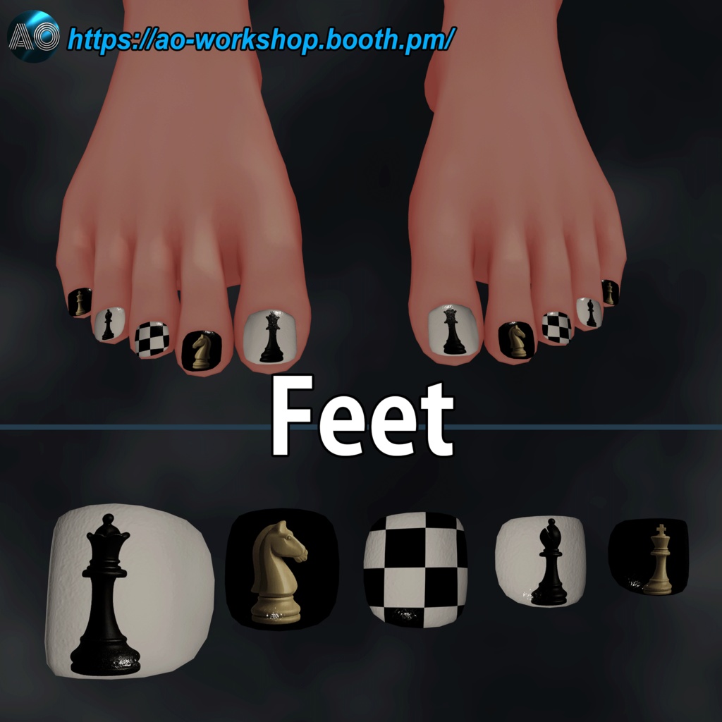 【13アバター対応】The Fifth Piece MDollnail 1.00