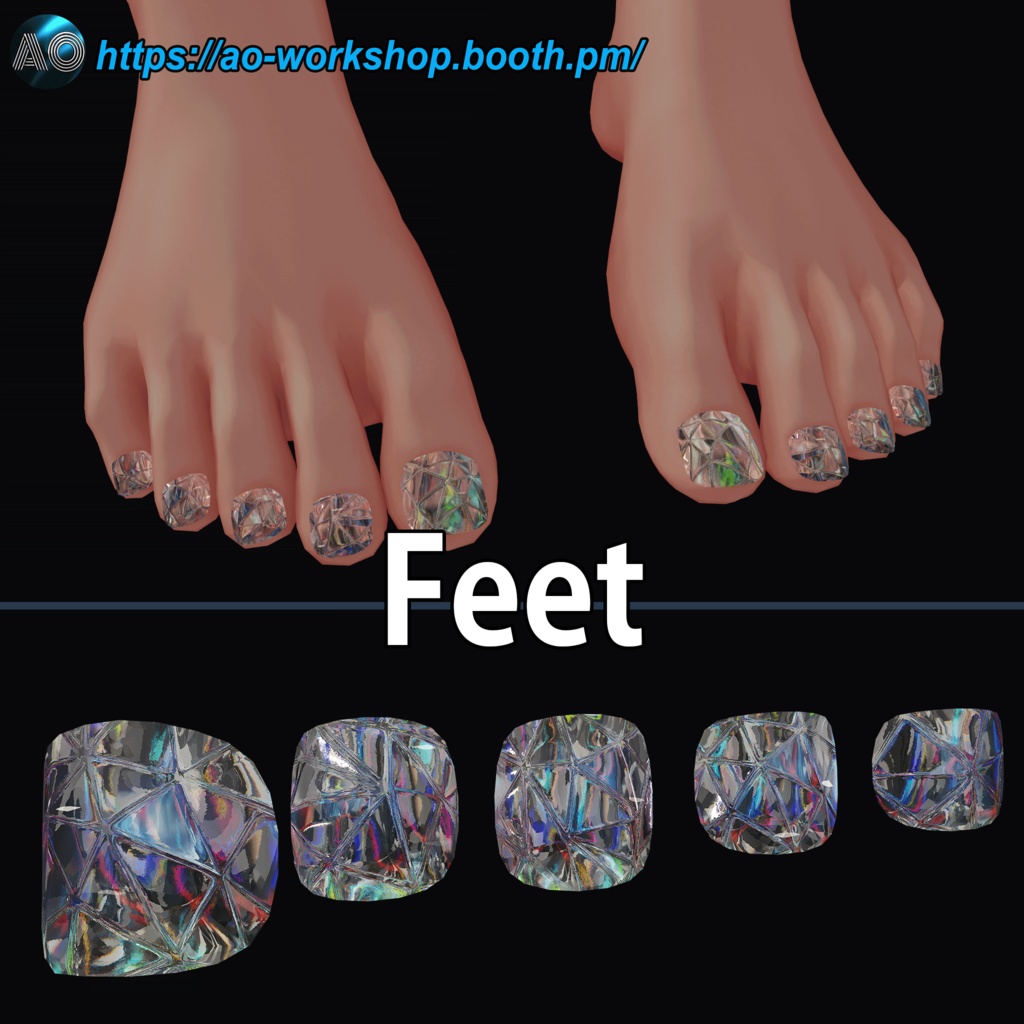 【19アバター対応】Diamyrr MDollnail 1.01