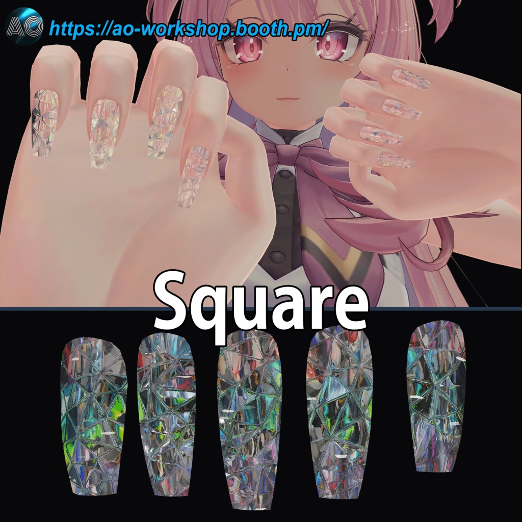 【19アバター対応】Diamyrr MDollnail 1.01