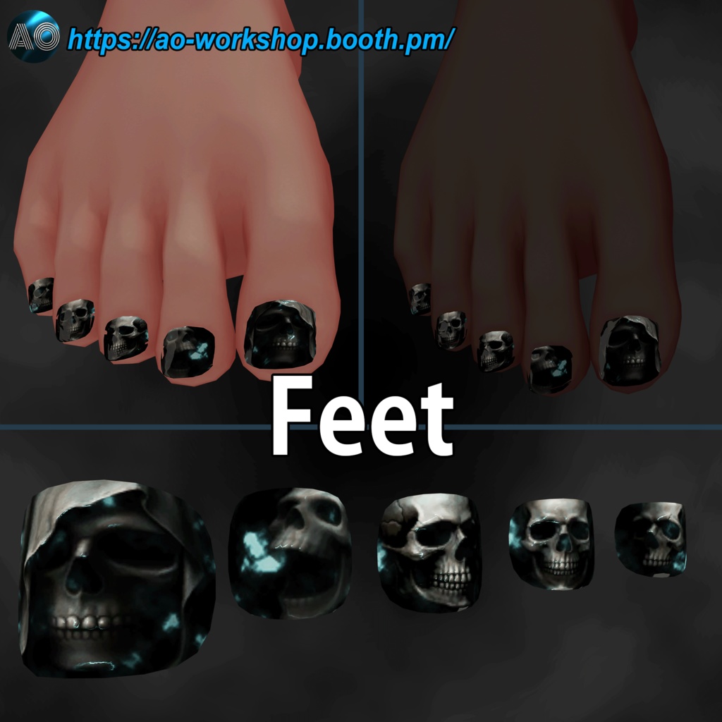 【13アバター対応】Wraith's Mist MDollnail 1.00