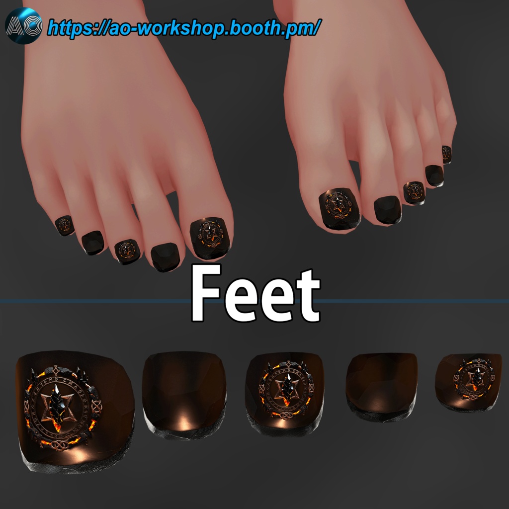 【13アバター対応】AO Codex – Obsidian MDollnail 1.00