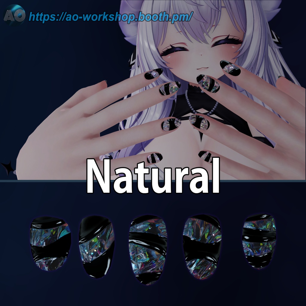 【19アバター対応】Corrupted Diamond MDollnail 1.00