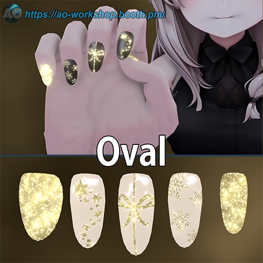 【19アバター対応】Golden Eve MDollnail 1.00