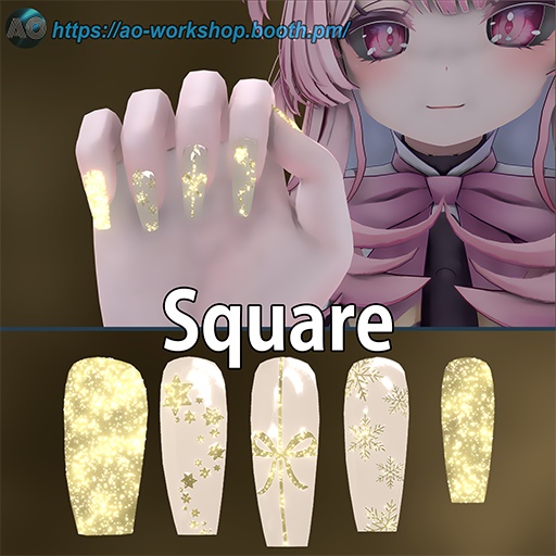 【19アバター対応】Golden Eve MDollnail 1.00