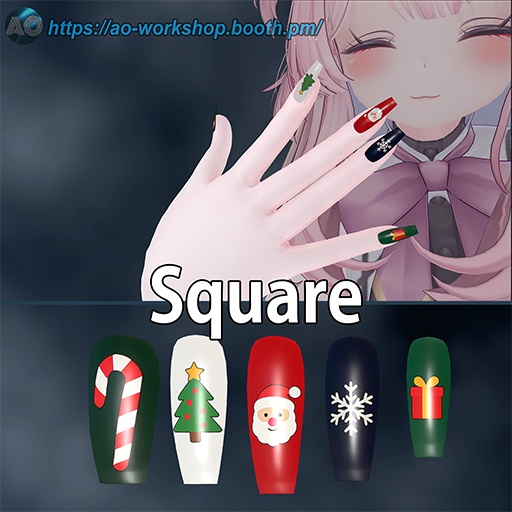 【19アバター対応】Cozy Christmas MDollnail 1.00