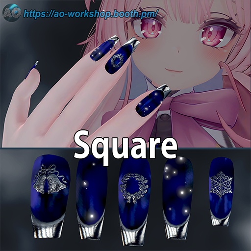 【19アバター対応】Midnight Noel MDollnail 1.00