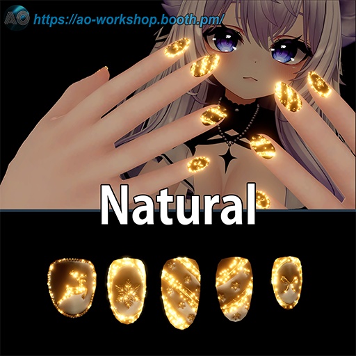 【19アバター対応】Gilded Nightfall MDollnail 1.00