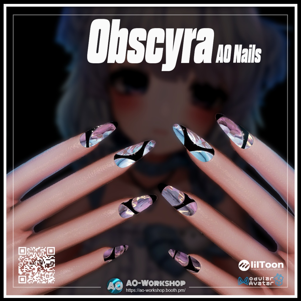 Obscyra AO Nails 1.00 【55アバター対応】