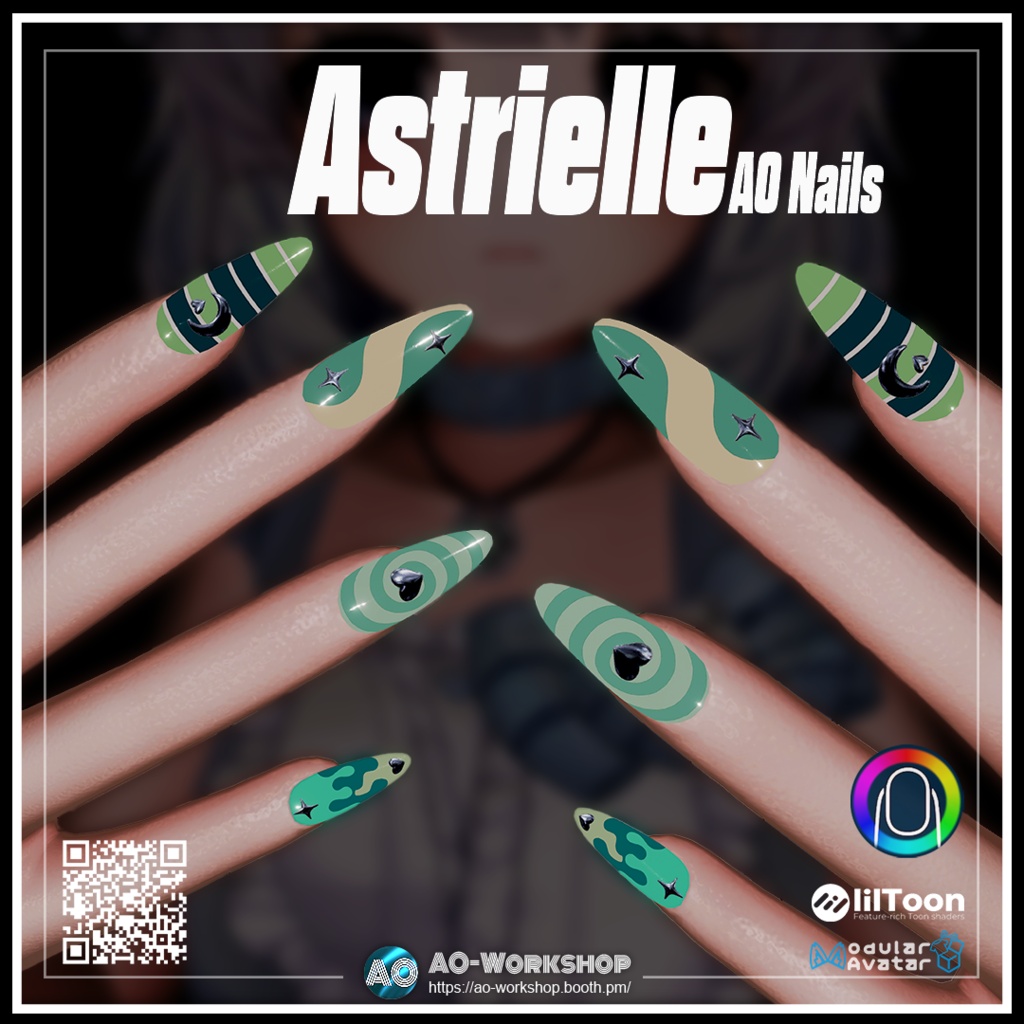 Astrielle AO Nails 1.00 【55アバター対応】