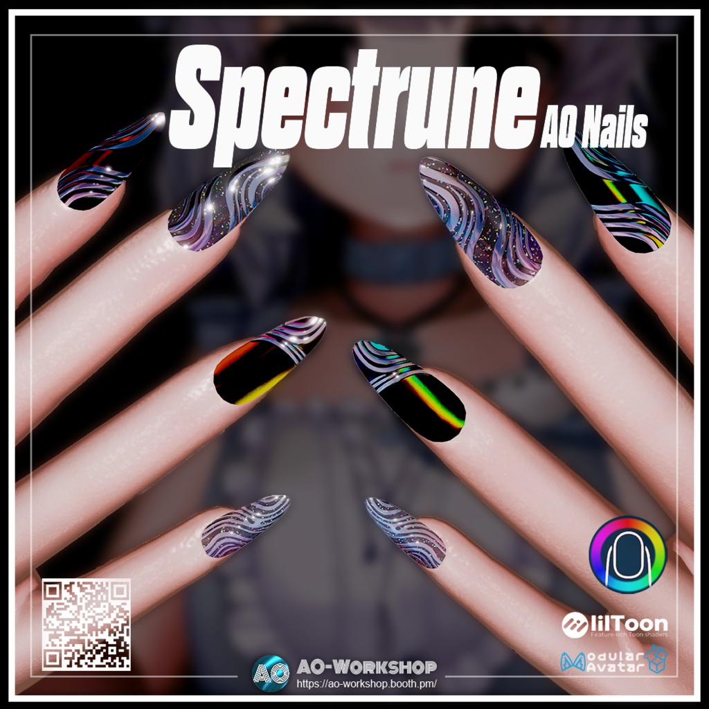 Spectrune AO Nails 1.00 【55アバター対応】