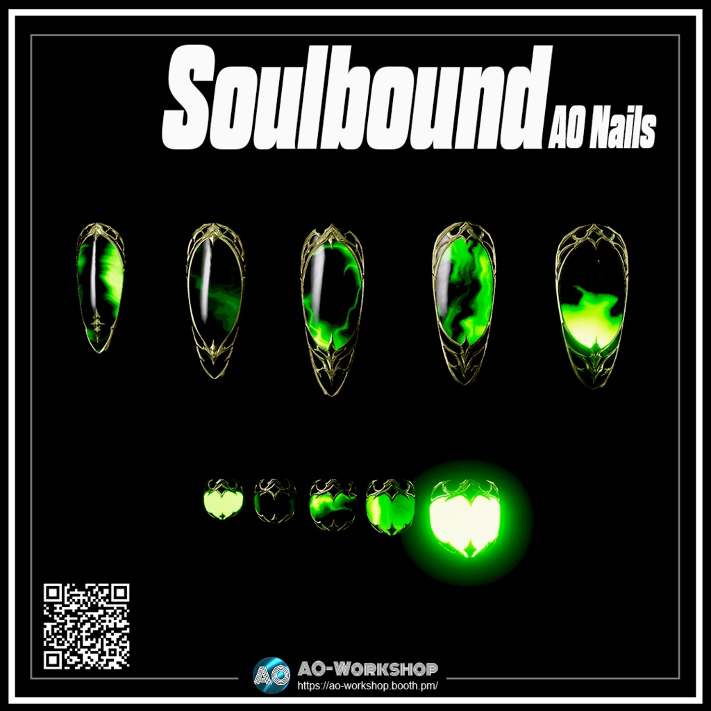 Soulbound AO Nails 1.00 【55アバター対応】
