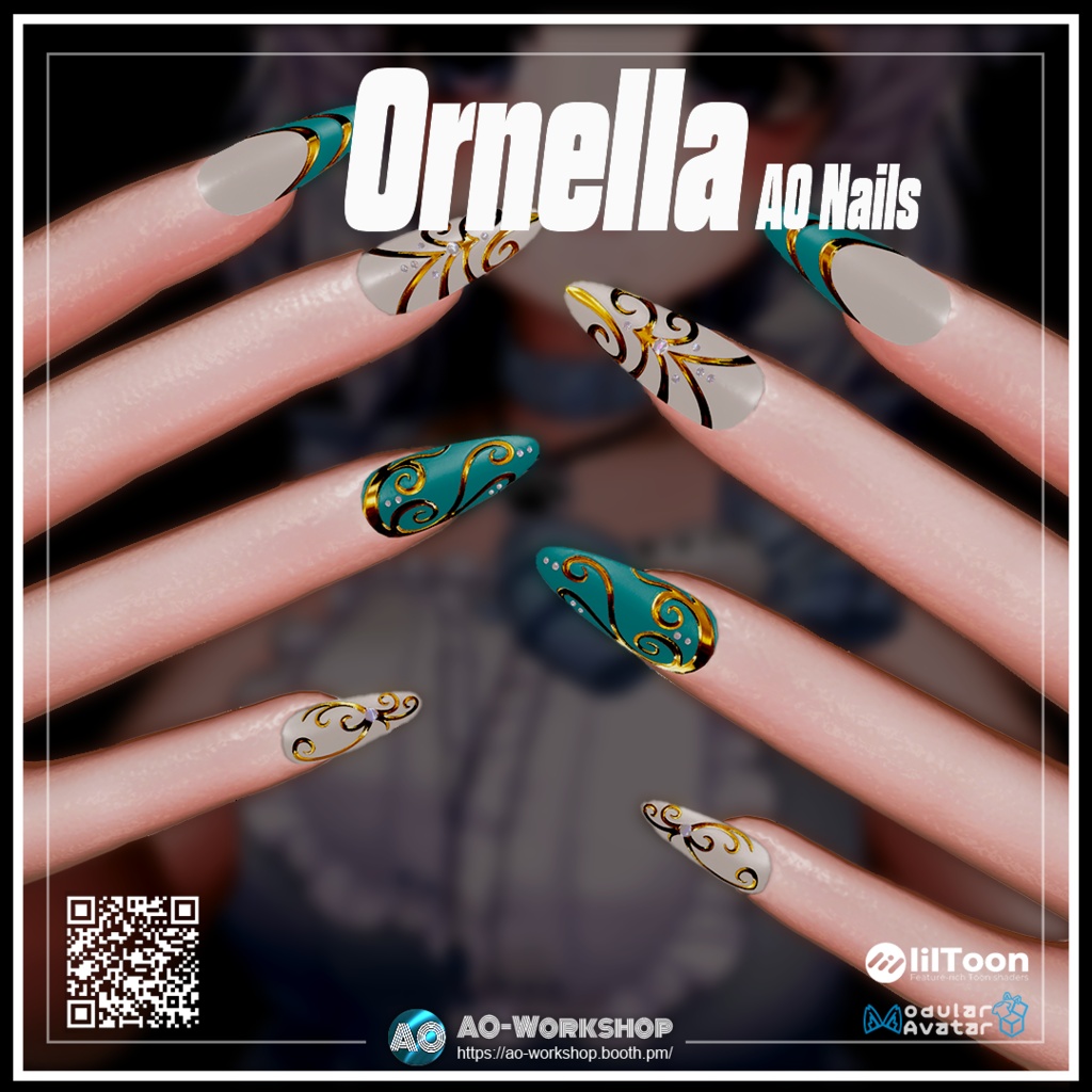 Ornella AO Nails 1.00 【55アバター対応】
