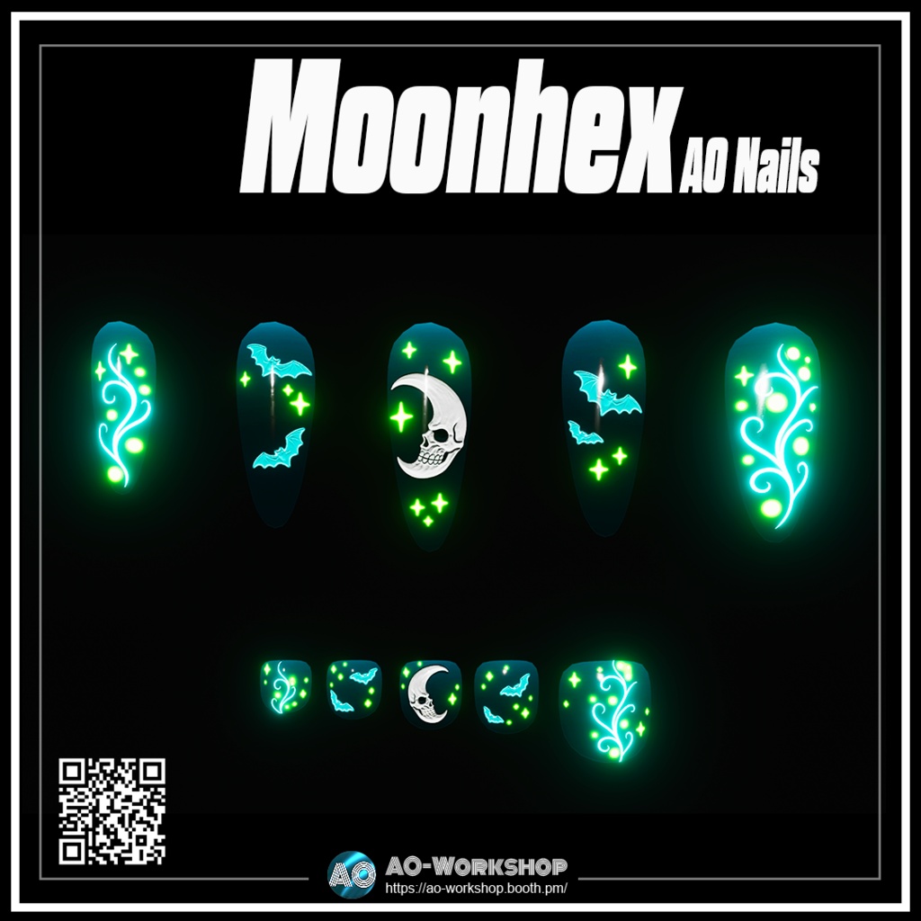 Moonhex AO Nails 1.00 【55アバター対応】