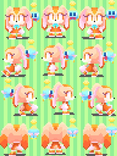 ピクスク用アバター クリーム&チーズ