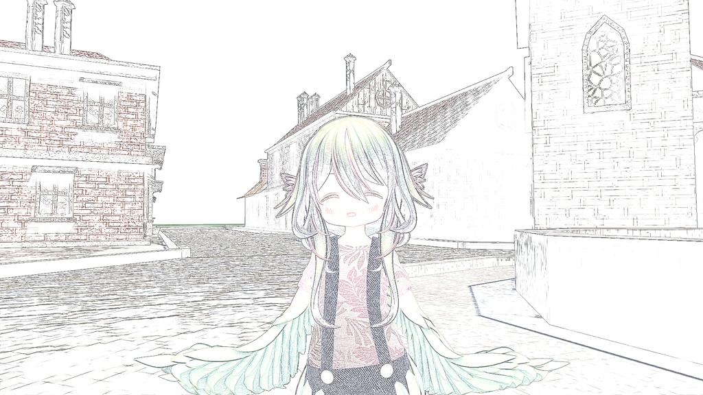 【サポート終了】色鉛筆スケッチシェーダー