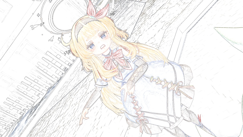 【サポート終了】色鉛筆スケッチシェーダー