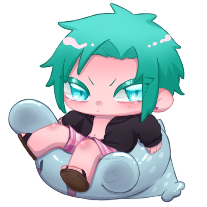 浅葱のアクリルキーホルダー(サマーver.)