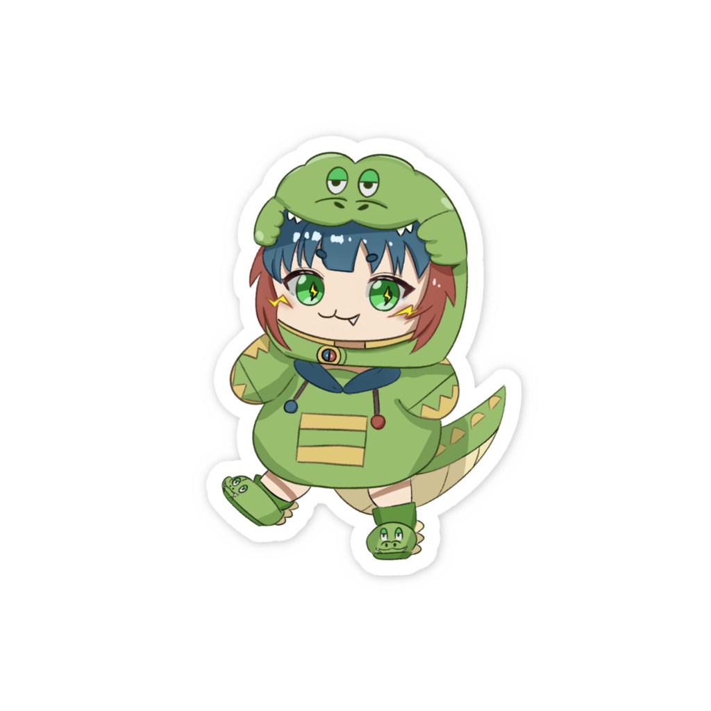 あすゆらスマホステッカー 1 🐊⚡️