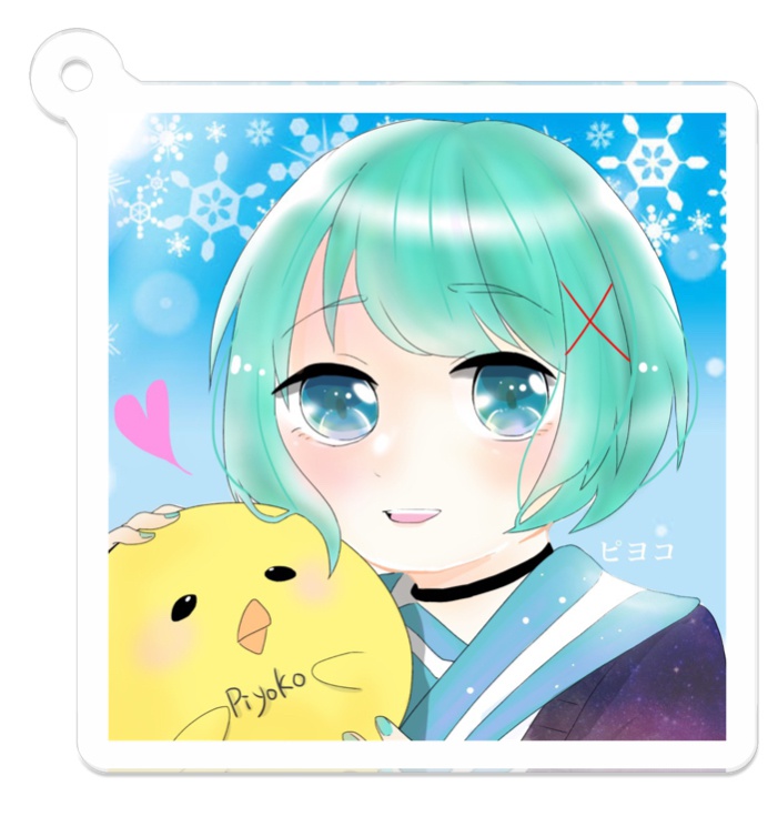 piyokoがピヨったキーホルダー🐤