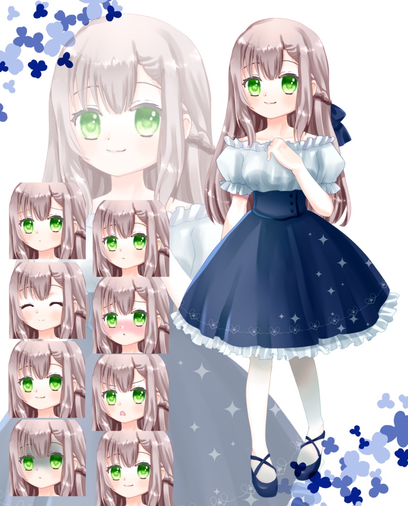 【無料／投げ銭】TRPG向けフリー立ち絵７種