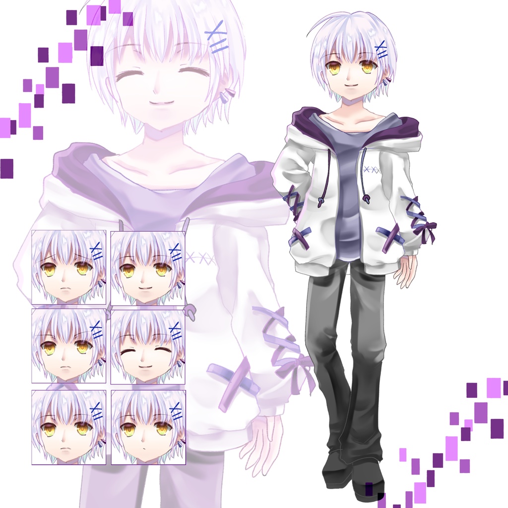 【無料/投げ銭】TRPG向けフリー立ち絵7種