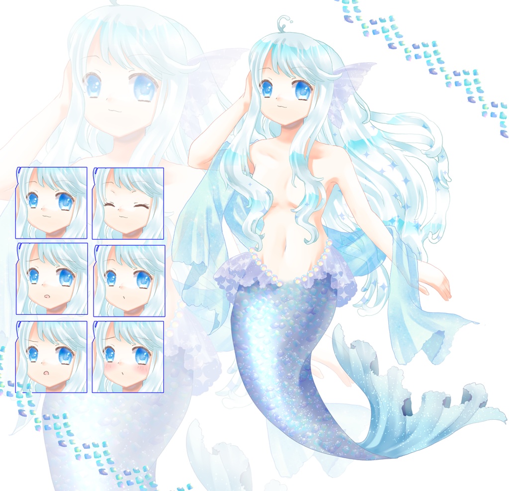 【無料/投げ銭】TRPG向けフリー立ち絵7種