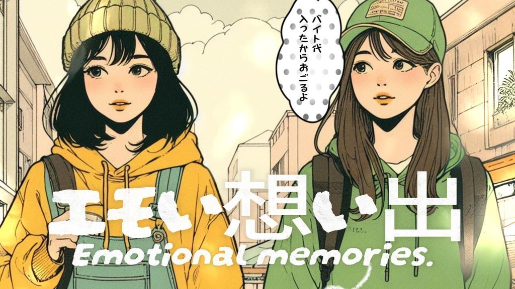 フリーBGM「他愛もないエモい想い出（Emotional memories.）」/8bit Lo-Fi  /free/ かわいい / kawaii / Chill / 作業用 / 勉強用