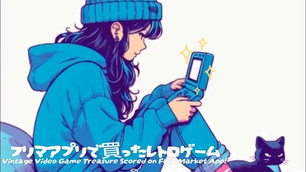 フリーBGM 8bit風「フリマアプリで買ったレトロゲーム（"Vintage Game Treasure Scored on Flea Market App"）」/Lo-Fi/kawaii/Chill