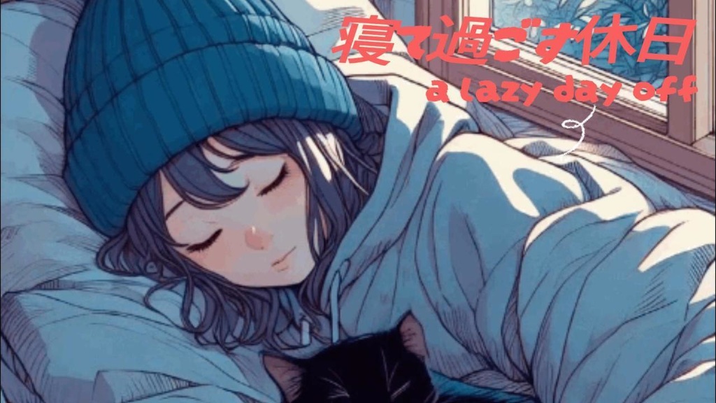 フリーBGM Lo-Fiオルゴール「寝て過ごす休日（a lazy day off）」かわいい/kawaii/Chill/日常/Days/のんびり/リラックス/Music-Box/勉強用/作業用
