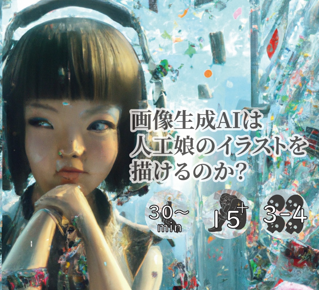画像生成AIは人工娘のイラストを描けるのか?