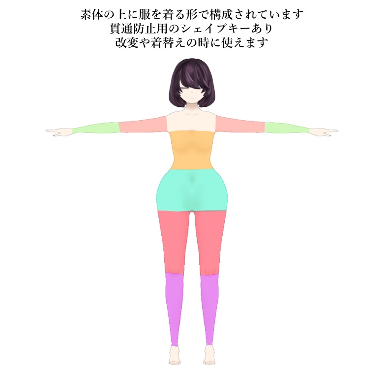 【オリジナル3Dモデル】七瀬