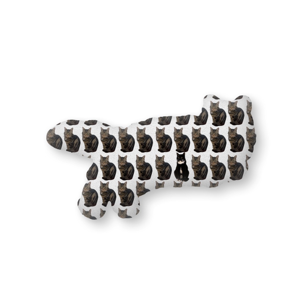 白三毛猫ふかふかクッション!