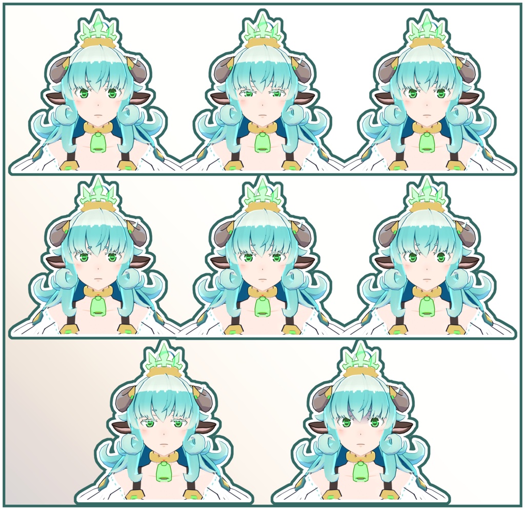オリジナル3Dモデル 「ミントシープ」