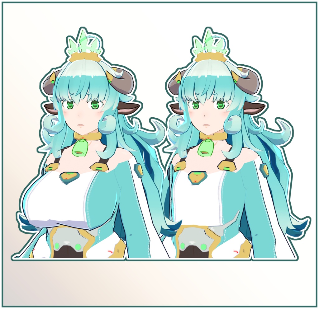 オリジナル3Dモデル 「ミントシープ」