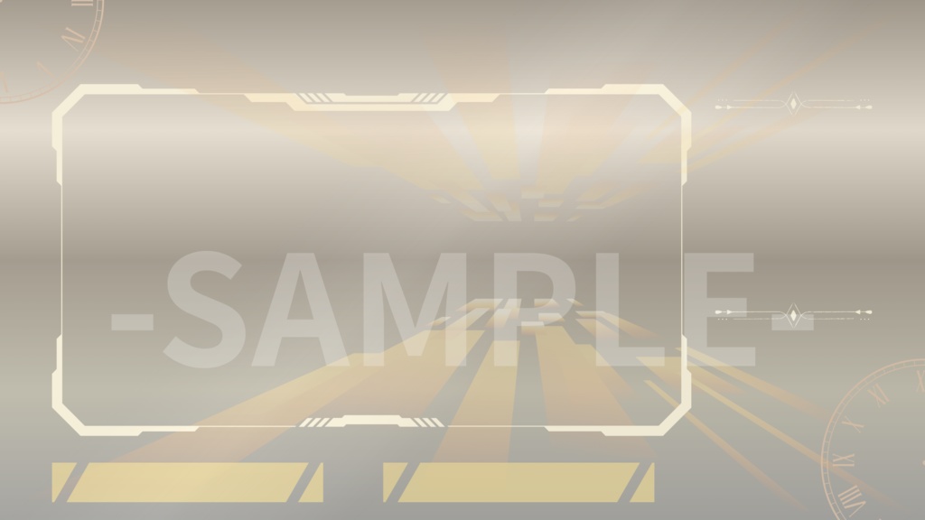 VTuber用 配信画面セット サイバー系オーバーレイ