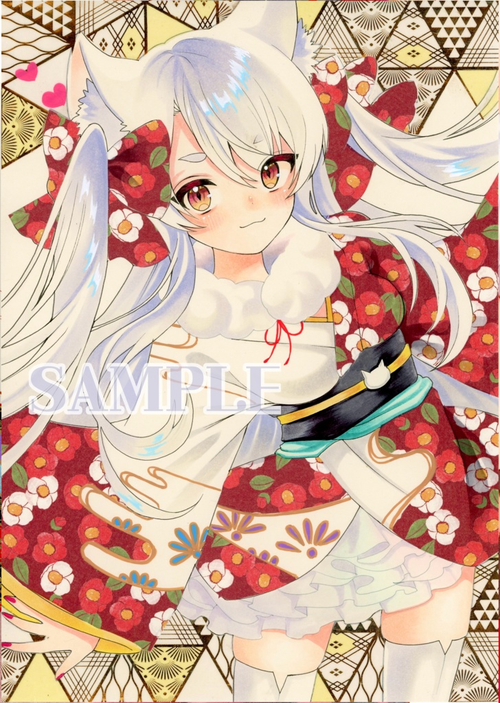 夕立＊アズレン＊アズールレーン＊手描きイラスト＊B5