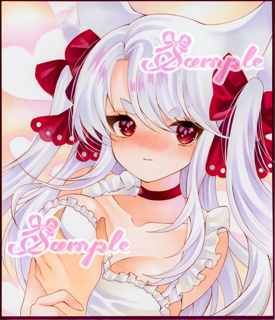 夕立＊アズレン＊アズールレーン＊中色紙＊手描きイラスト