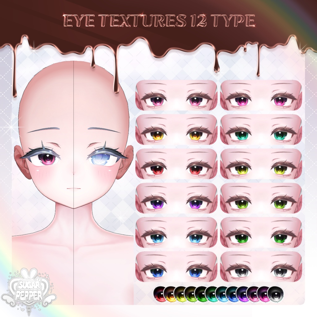 【 Sio 】 ₊˚⊹ Chocolate Pannacotta Makeup & Eyes ₊˚⊹