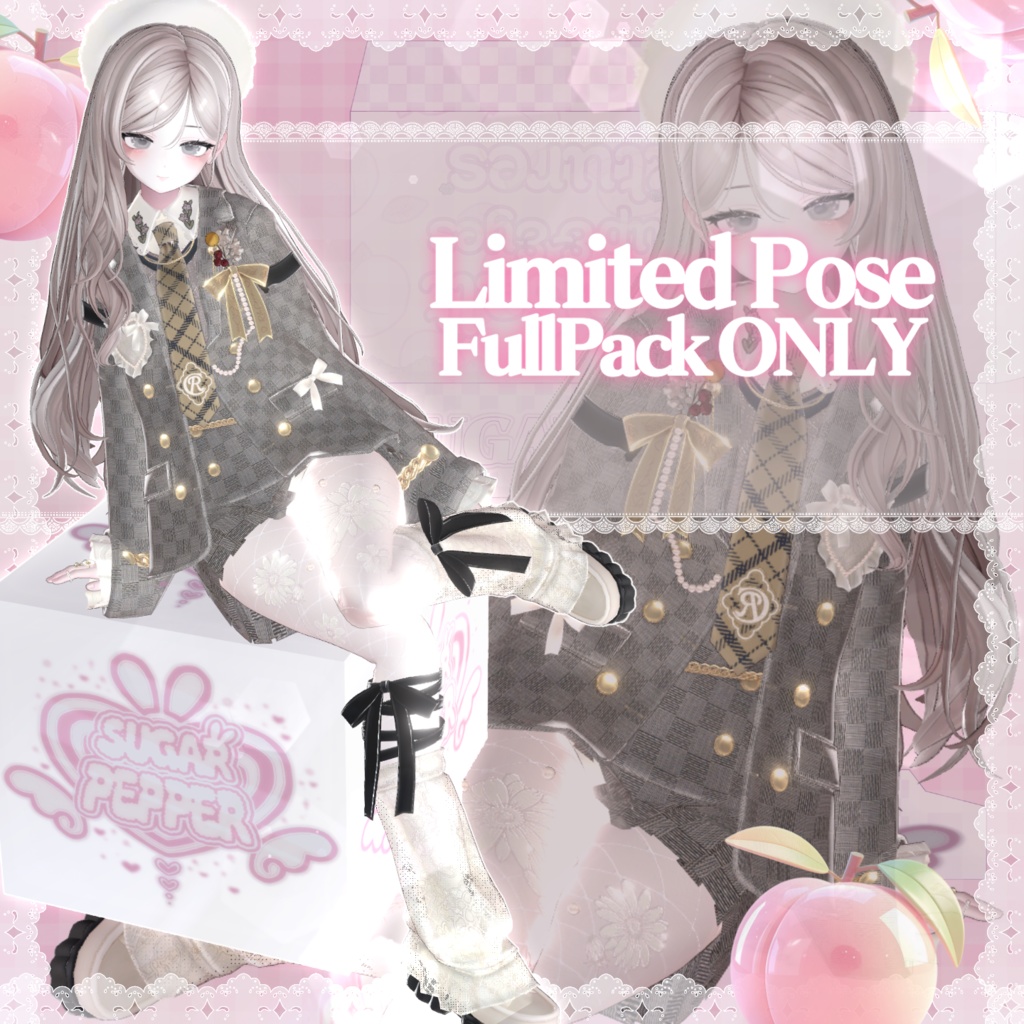 【 Shinano 】 ⋆。˚ Peach Salt Makeup & Eyes ⋆。˚