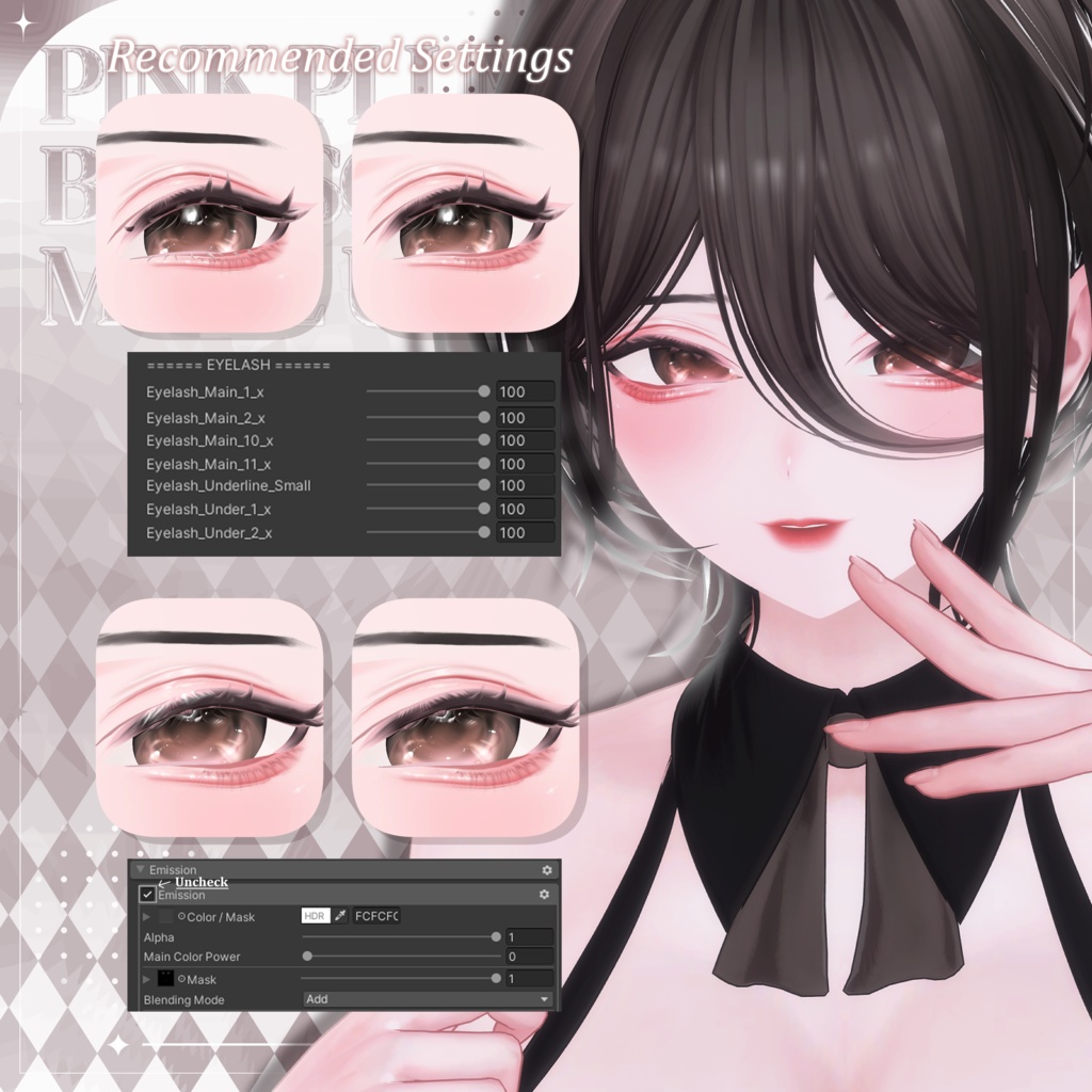 【 LUMINA 】 ୨୧ PINK PLUM BLOSSOM MAKE UP ୨୧