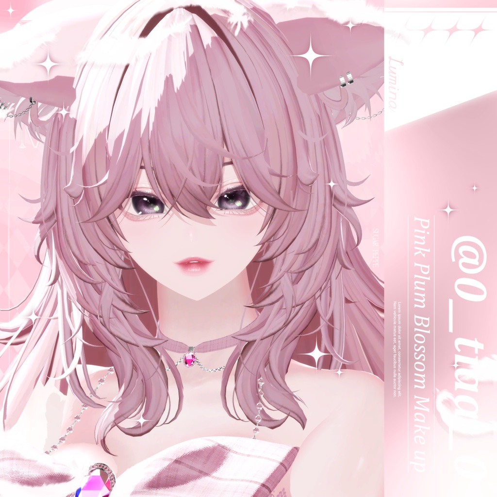 【 LUMINA 】 ୨୧ PINK PLUM BLOSSOM MAKE UP ୨୧