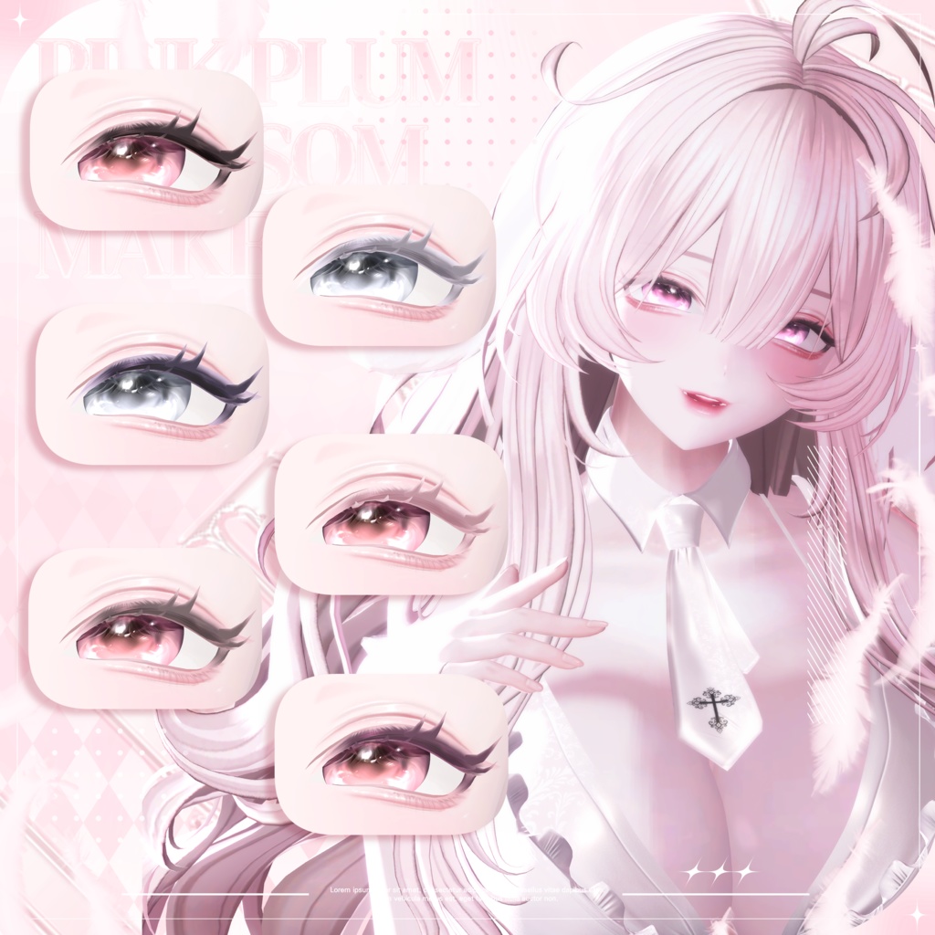 【 LUMINA 】 ୨୧ PINK PLUM BLOSSOM MAKE UP ୨୧