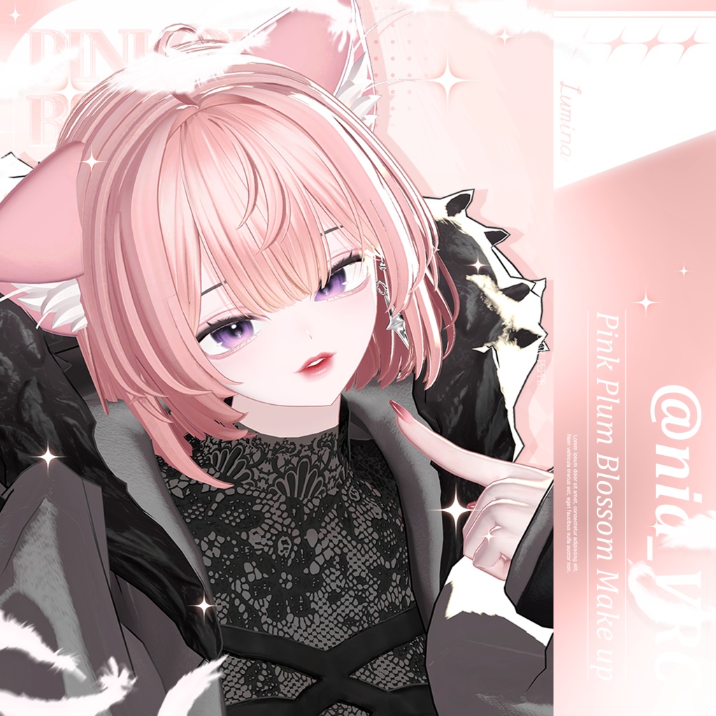 【 LUMINA 】 ୨୧ PINK PLUM BLOSSOM MAKE UP ୨୧