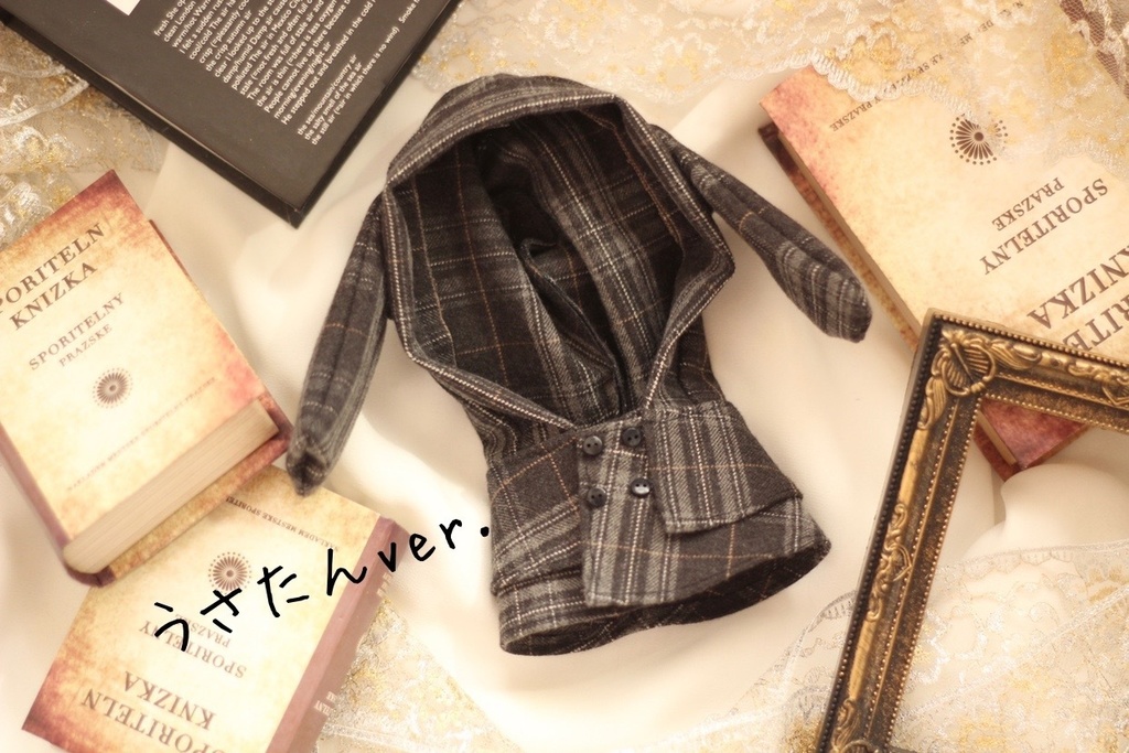 ❁⃘*.゚フード付きケープコート❁⃘*.゚