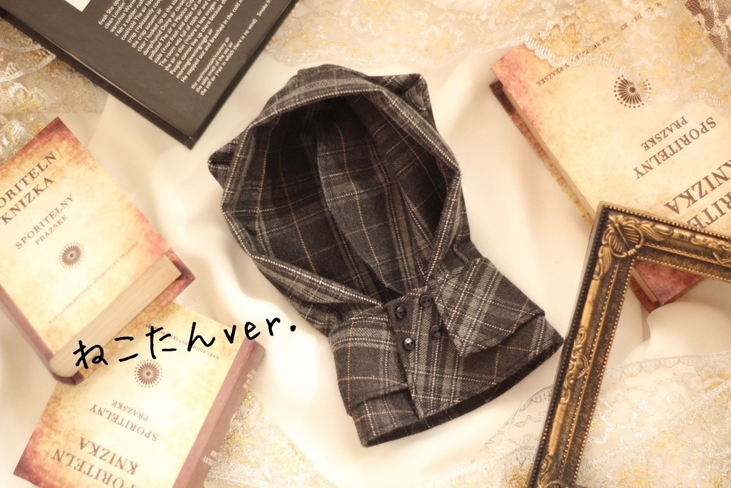 ❁⃘*.゚フード付きケープコート❁⃘*.゚